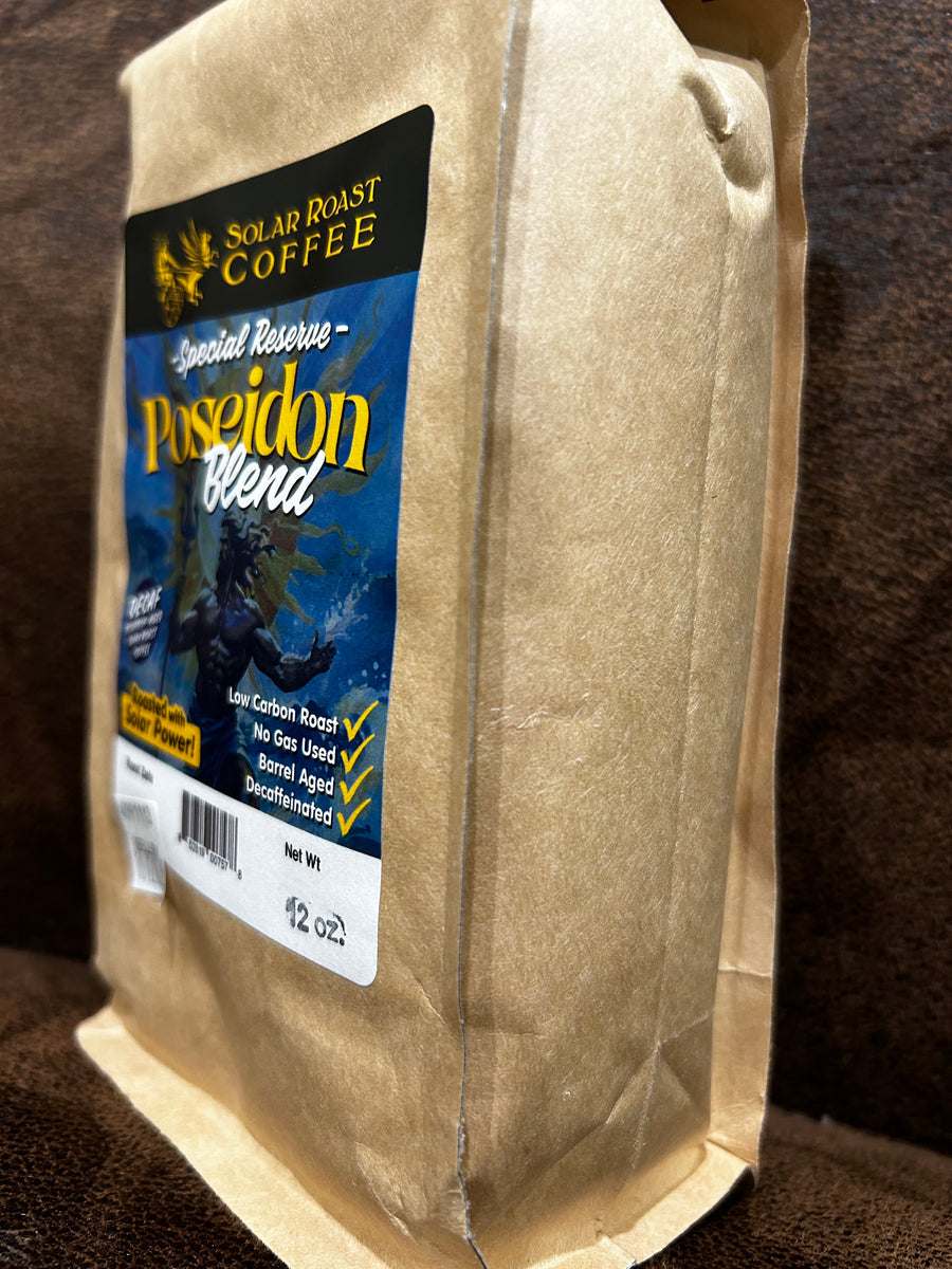 Poseidon - Decaf Whiskey Barrel Aged – Solar Roast Coffee