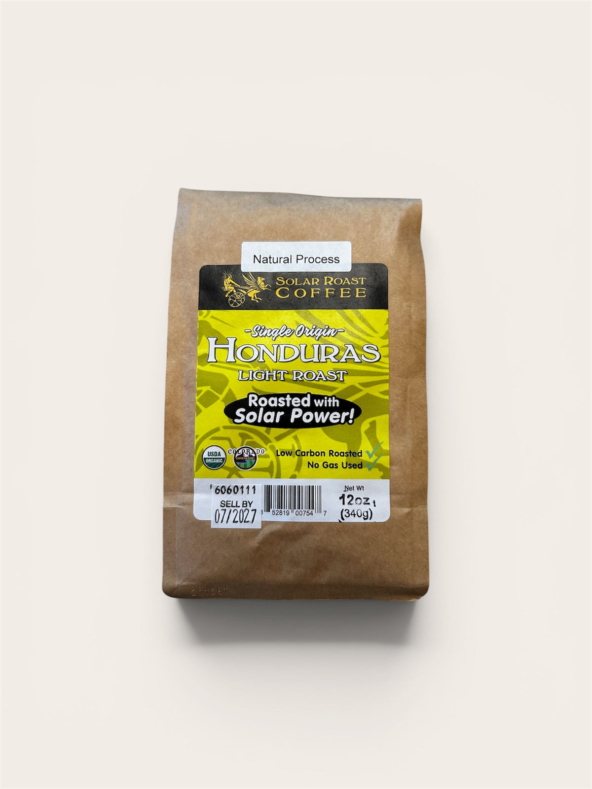 Solar Roast Honduras Coffee - Light Roast Natural Process - Solar Roast Coffee