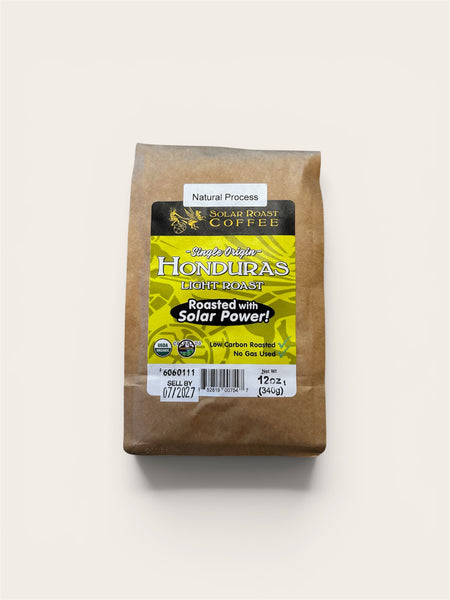 Solar Roast Honduras Coffee - Light Roast Natural Process - Solar Roast Coffee