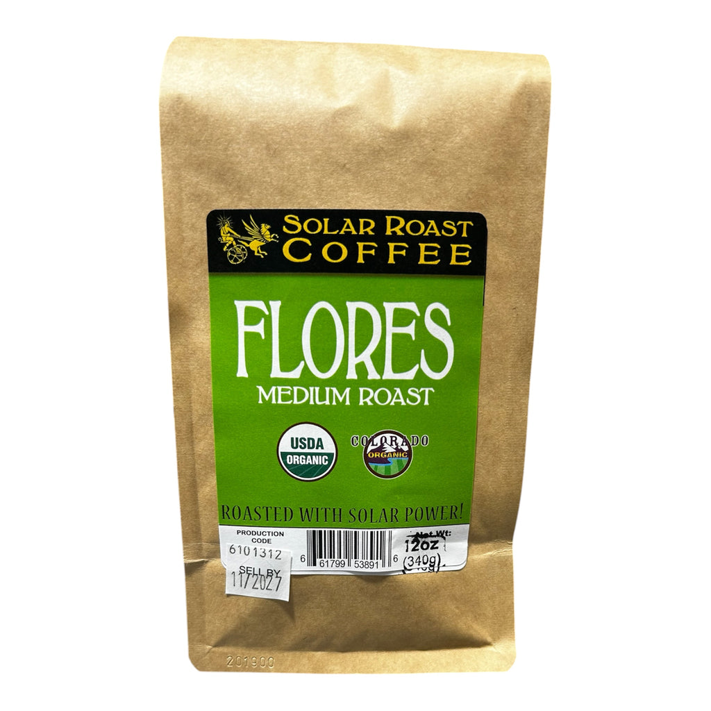 Solar Roast Flores Organic Coffee - Medium Roast