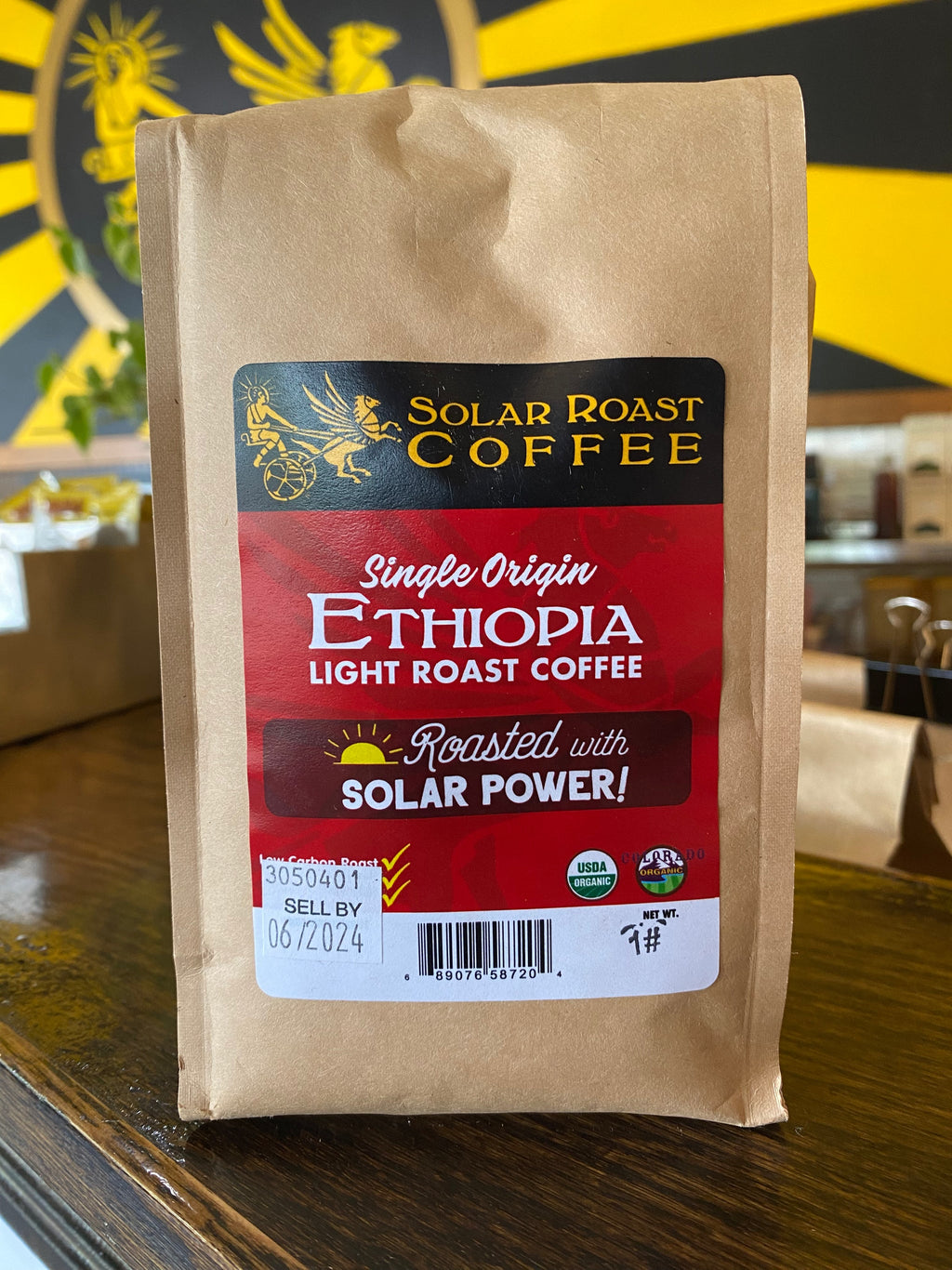 Solar Roast Ethiopia Organic Coffee - Light Roast - Solar Roast Coffee (2)
