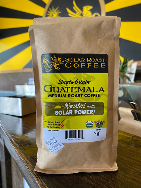 Solar Roast Guatemala Organic Coffee - Medium Roast - Solar Roast Coffee