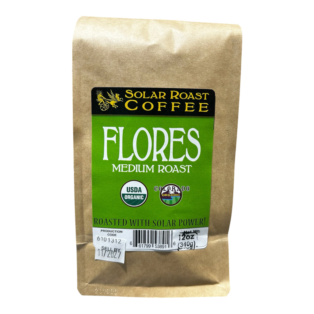 Solar Roast Flores Organic Coffee - Medium Roast