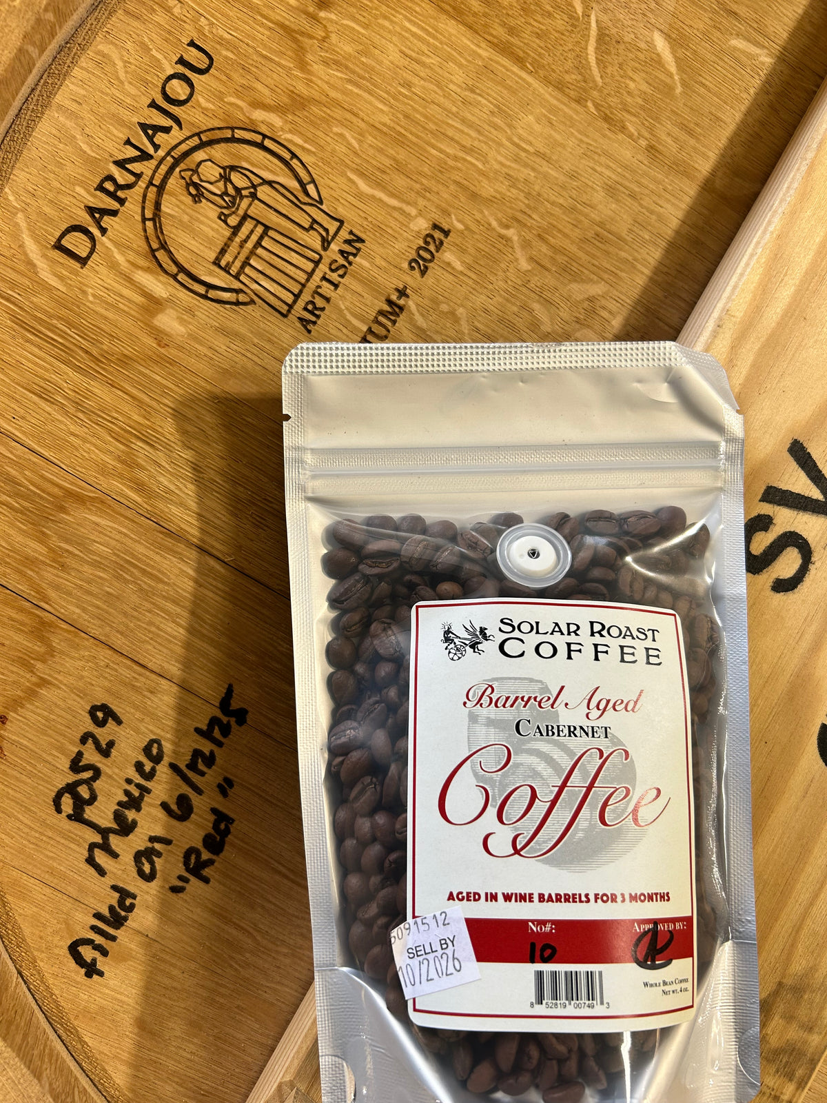 Barrel Aged Cabernet Coffee - Solar Roast Coffee (2)
