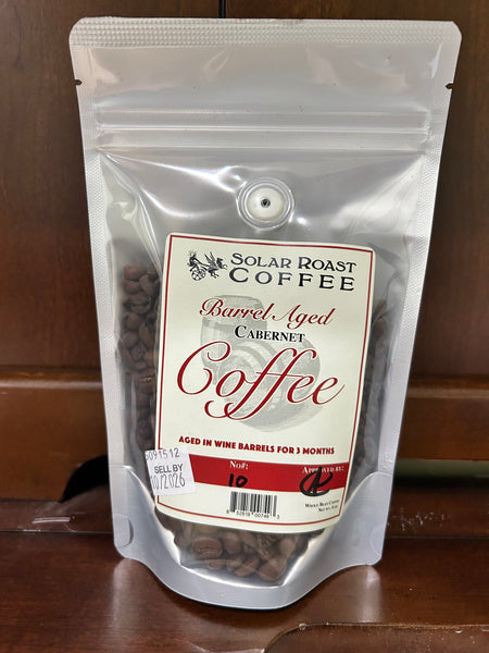 Barrel Aged Cabernet Coffee - Solar Roast Coffee