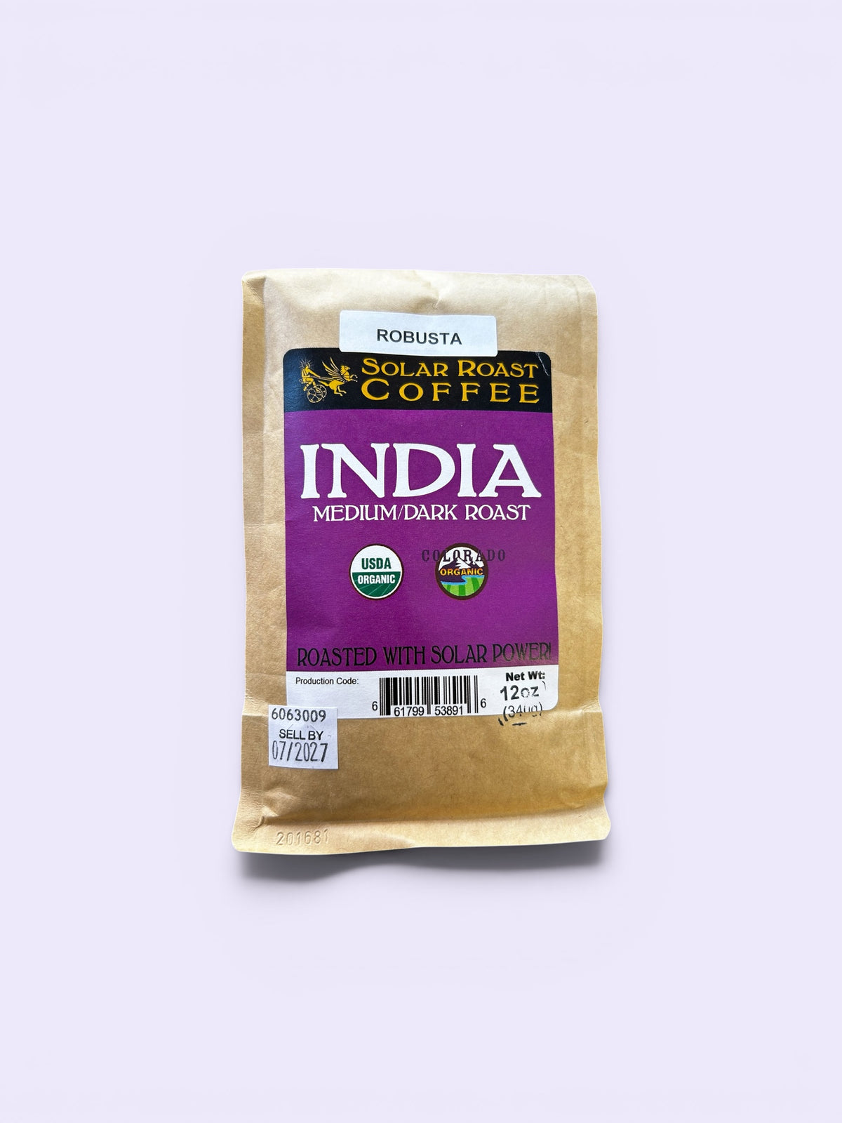 India Organic Robusta coffee - Solar Roast Coffee