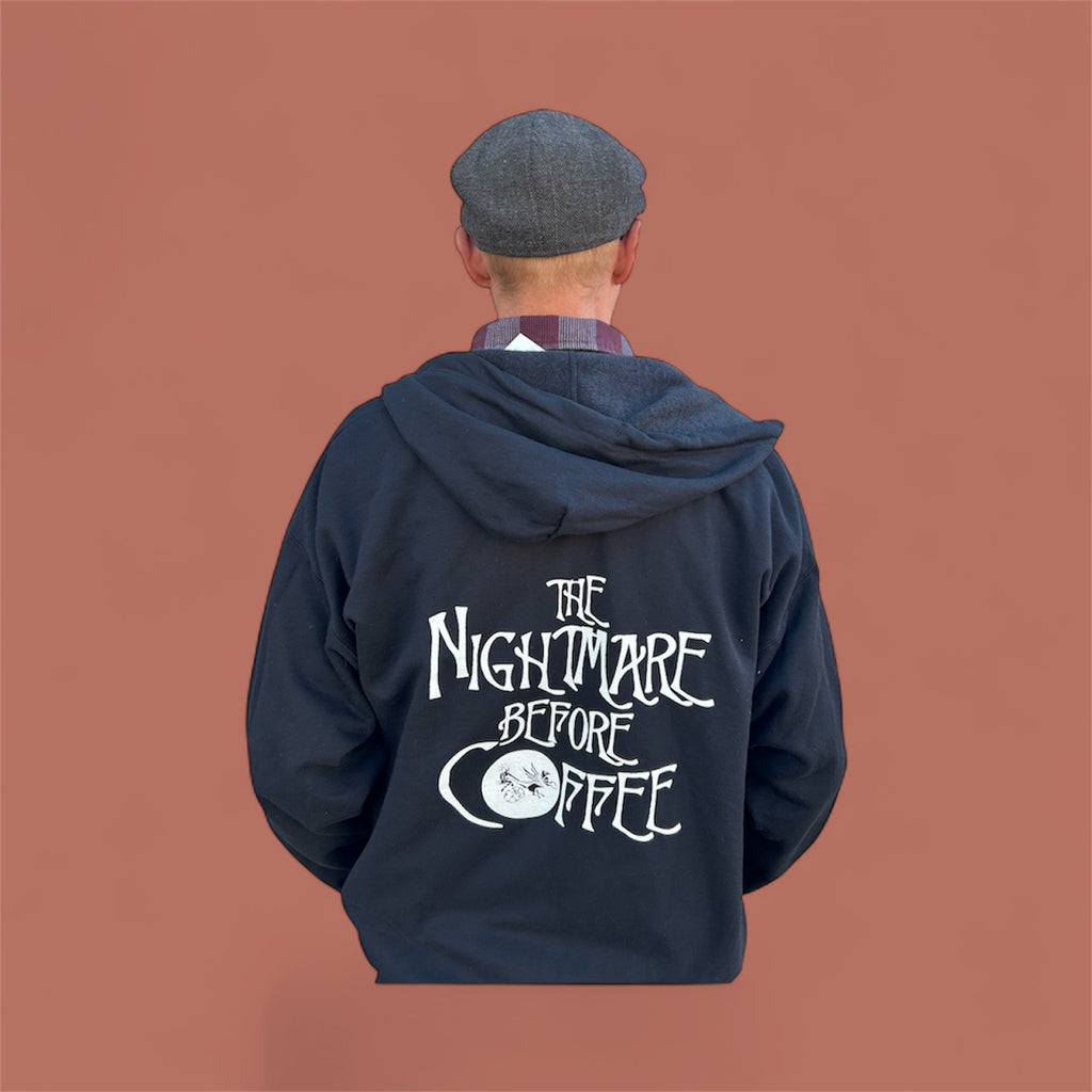 Nightmare Before Coffee - Zip up hoodie - Solar Roast Coffee (3)