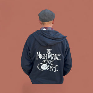 Nightmare Before Coffee - Zip up hoodie