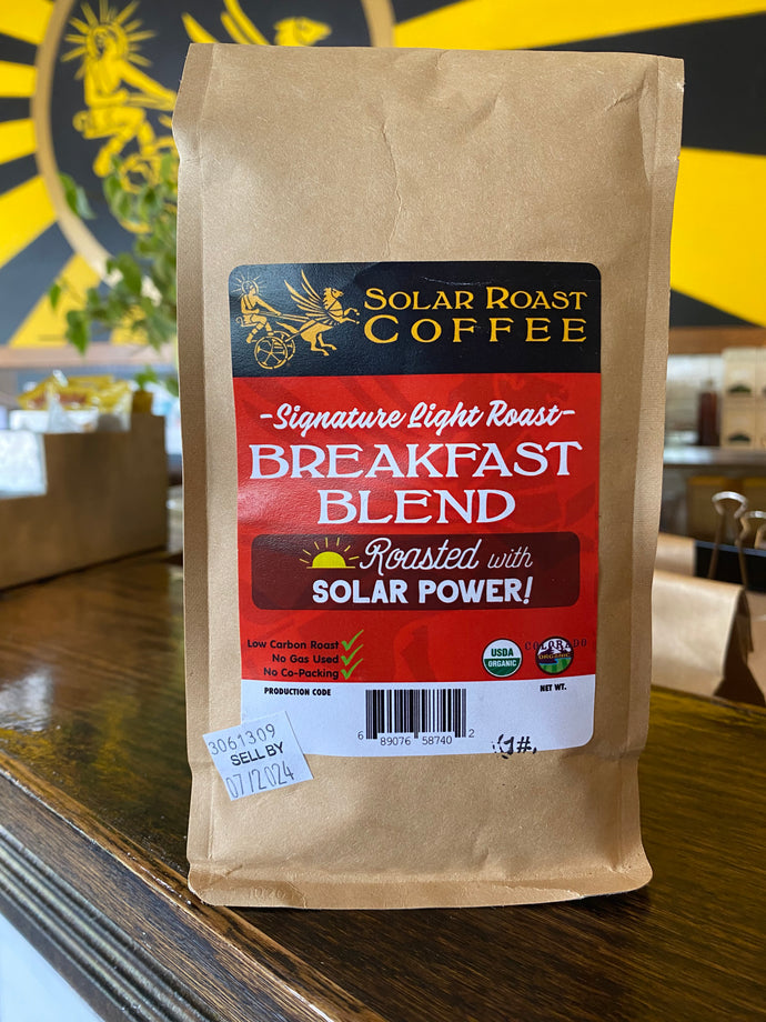Solar Roast Organic Breakfast Blend - Light Roast