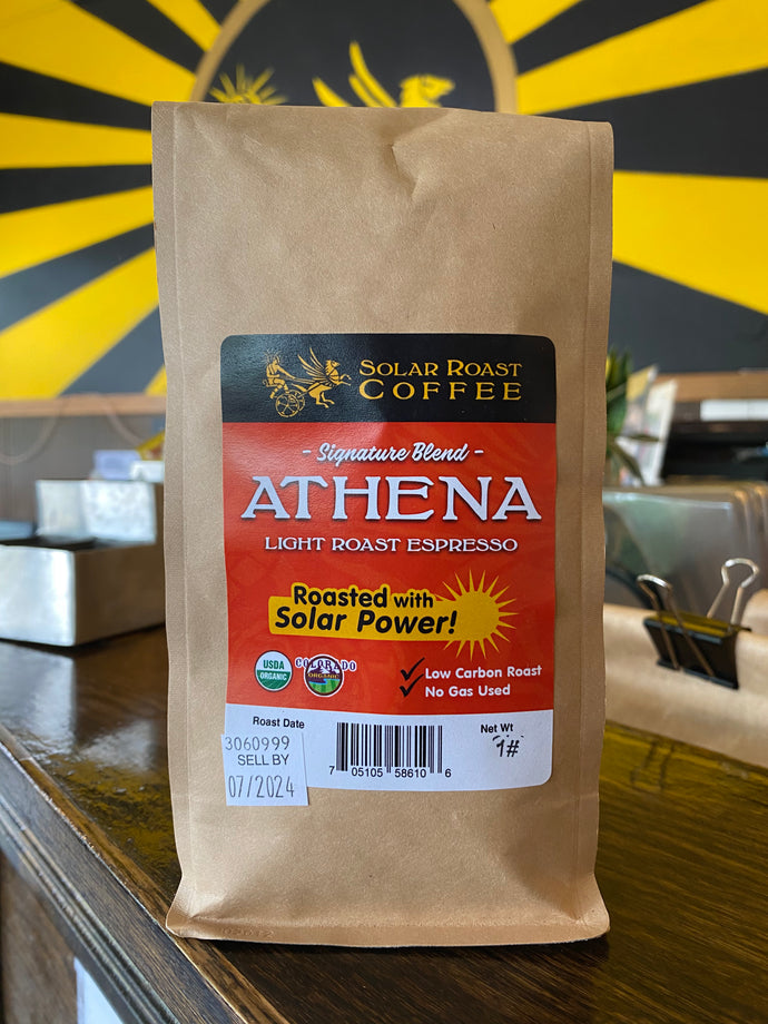 Solar Roast Organic Athena Espresso Blend - Light Roast