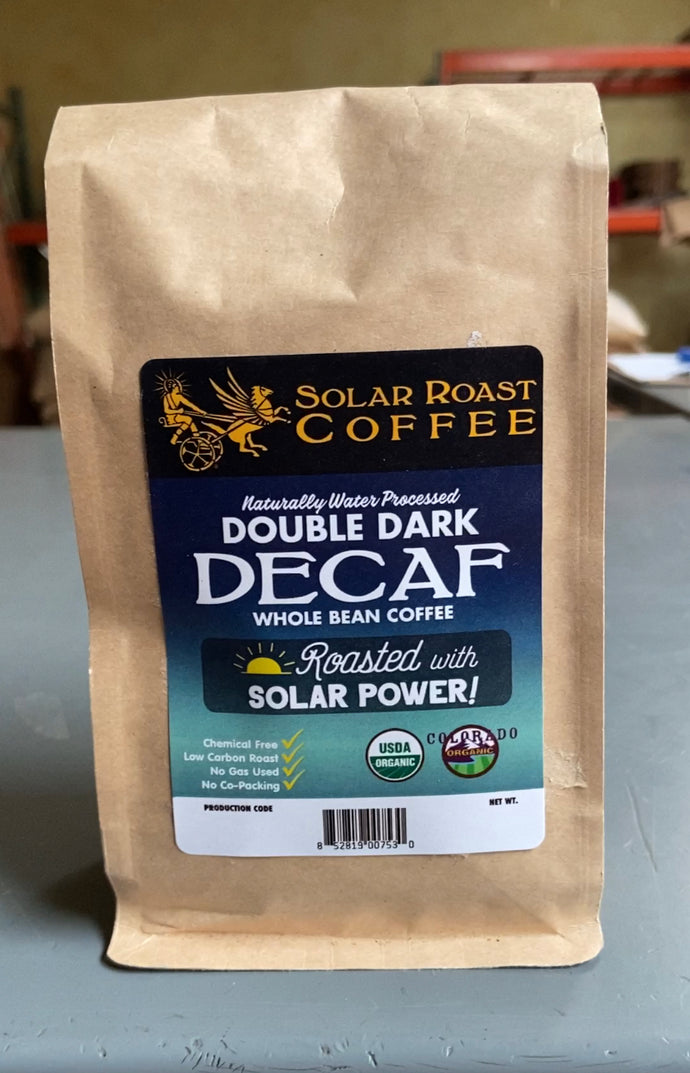 Solar Roast Coffee Double Dark Decaf - Dark Roast