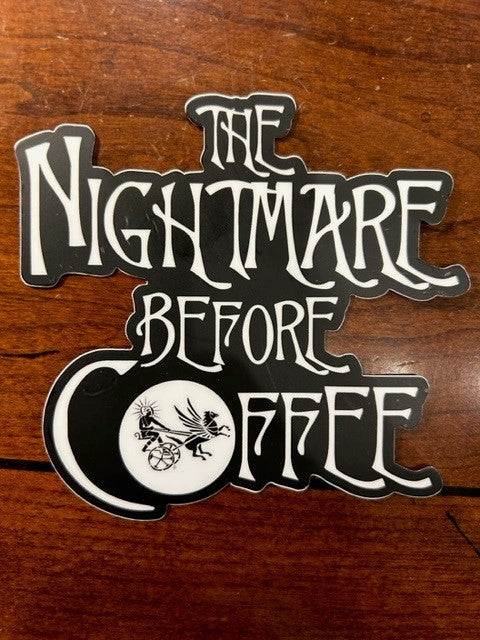 Nightmare Before Coffee Decal
