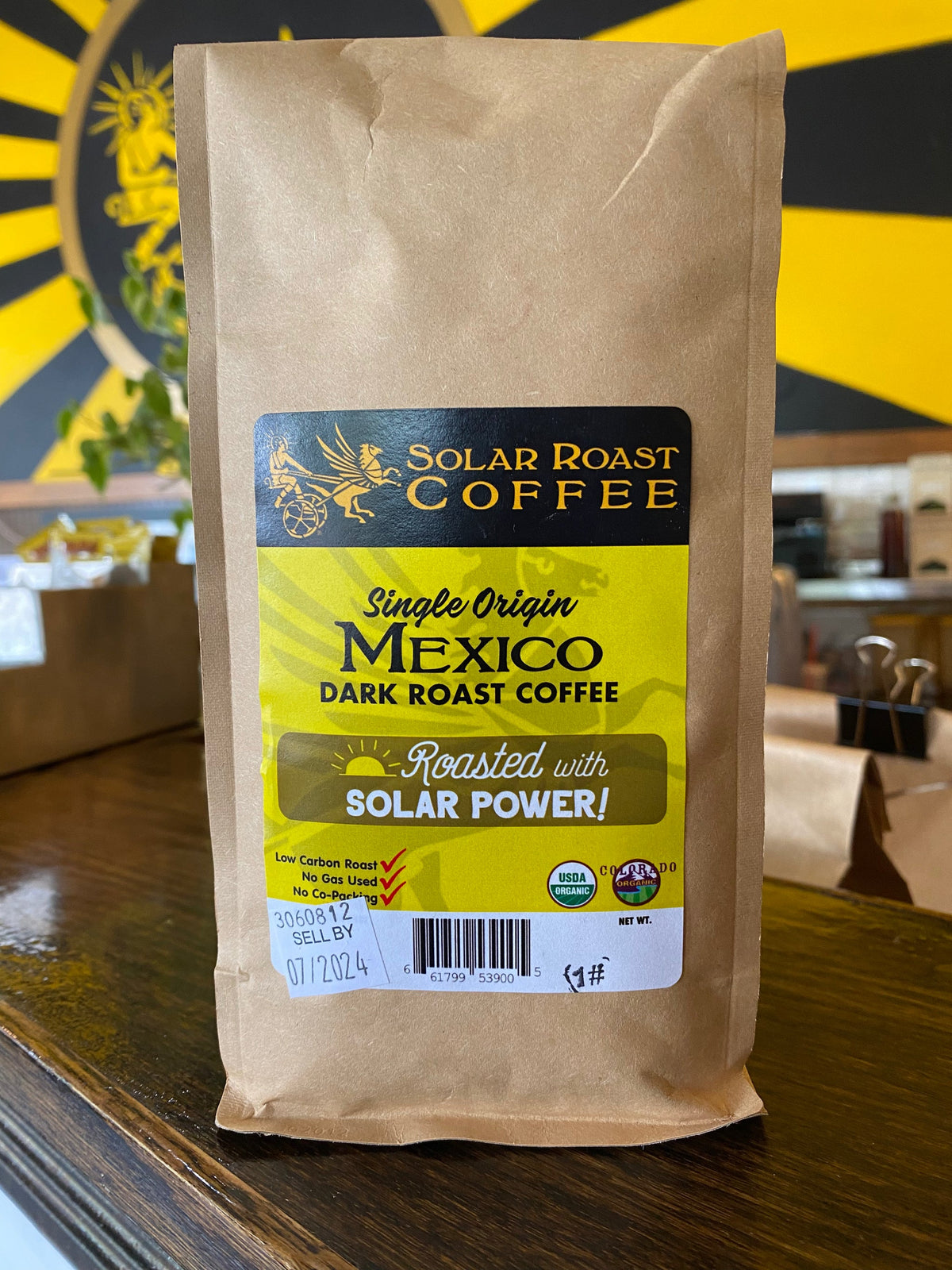 Solar Roast Mexico Organic Coffee - Dark Roast - Solar Roast Coffee