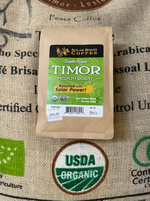 Solar Roast Timor Organic Coffee - Medium Roast