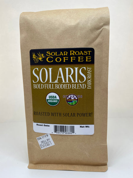 Solar Roast Organic Solaris Blend - Dark Roast - Solar Roast Coffee