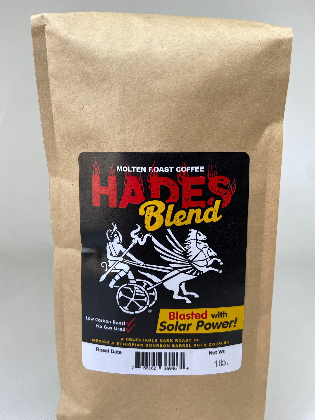 Solar Roast Hades Blend Organic Coffee - Dark Roast 12oz